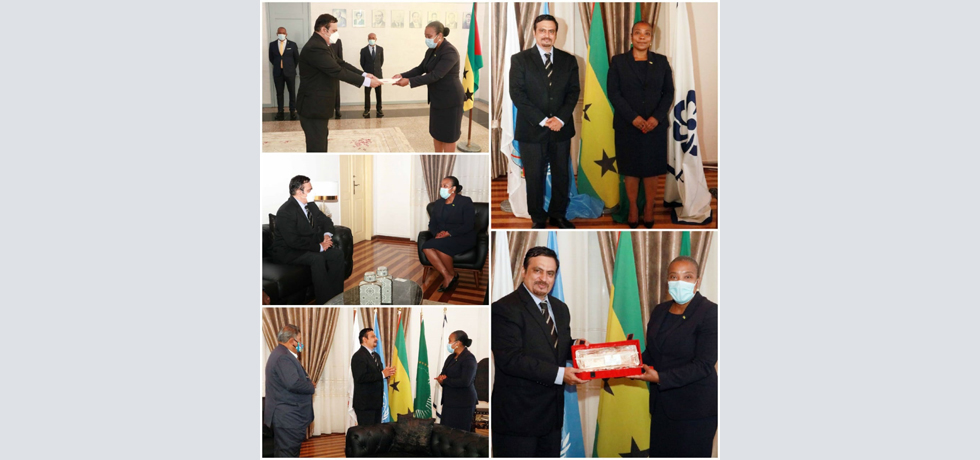  Ambassador presents copy of credentials to Foreign Minister of Democratic Republic of Sao Tome & Principe