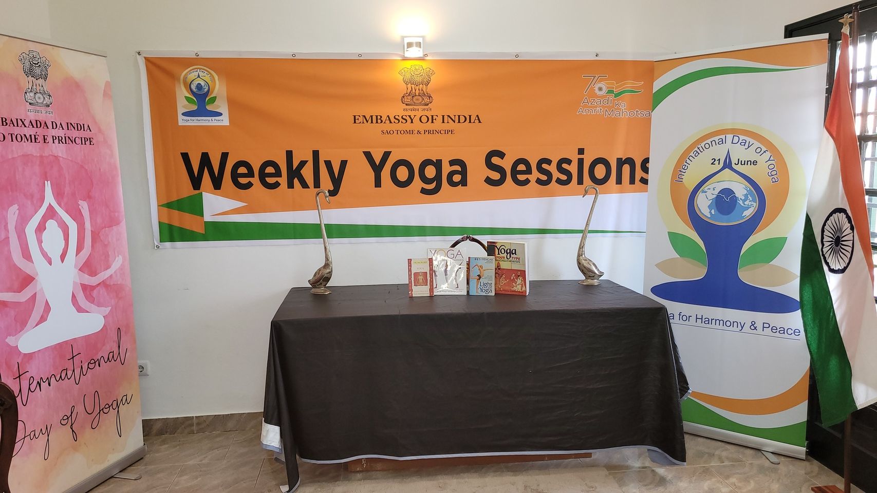 Embassy has started organized Yoga Sessions in the run up to the celebration of 9 th International Day of Yoga 2023