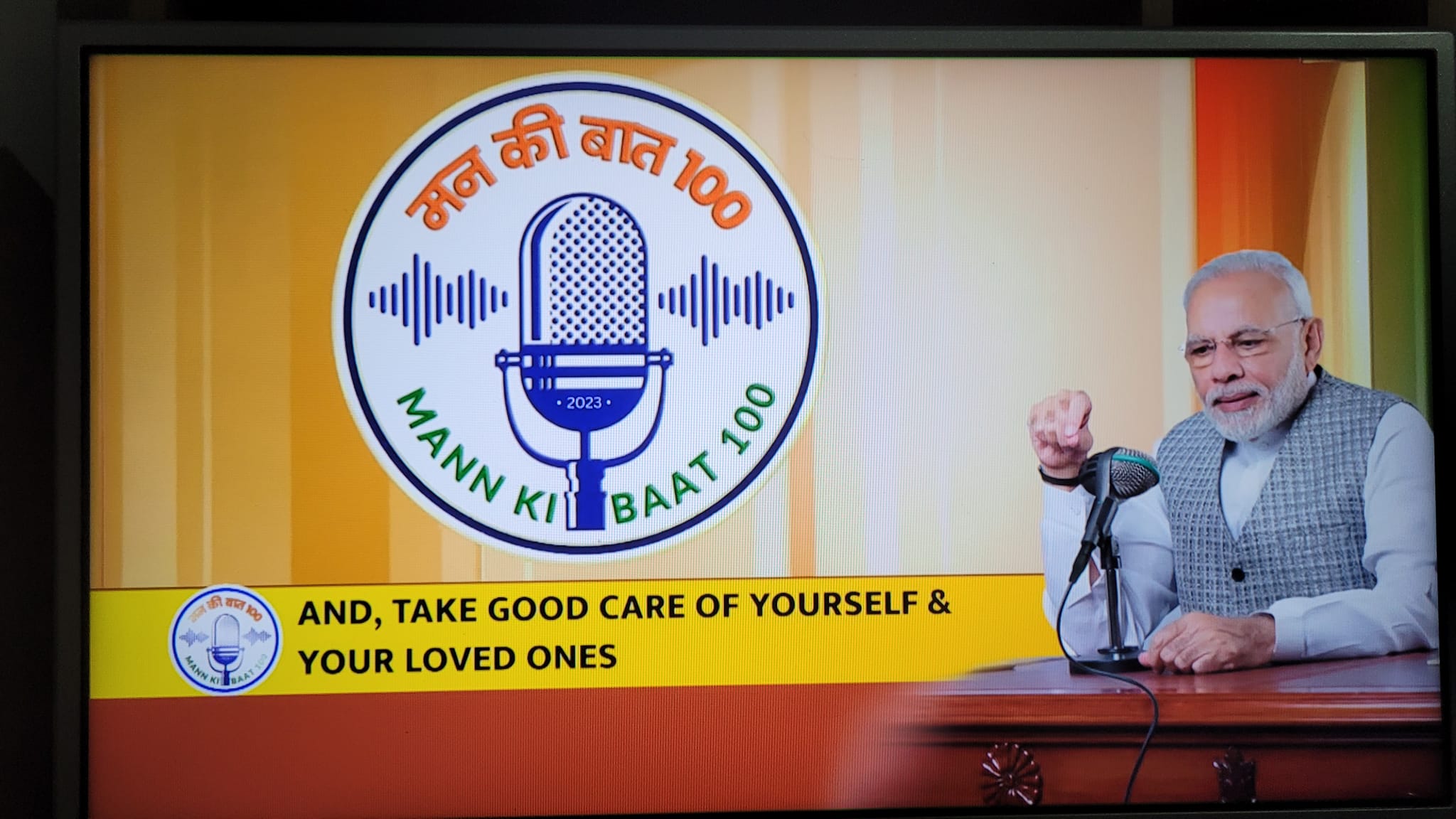 The Embassy widely publicized the live telecast event of 100 th episode of Prime Minister’s Mann ki Baat through its social media and organized special Open House at Embassy to mark the event. The Mission also carried out live telecast of @MannKiBaat100.