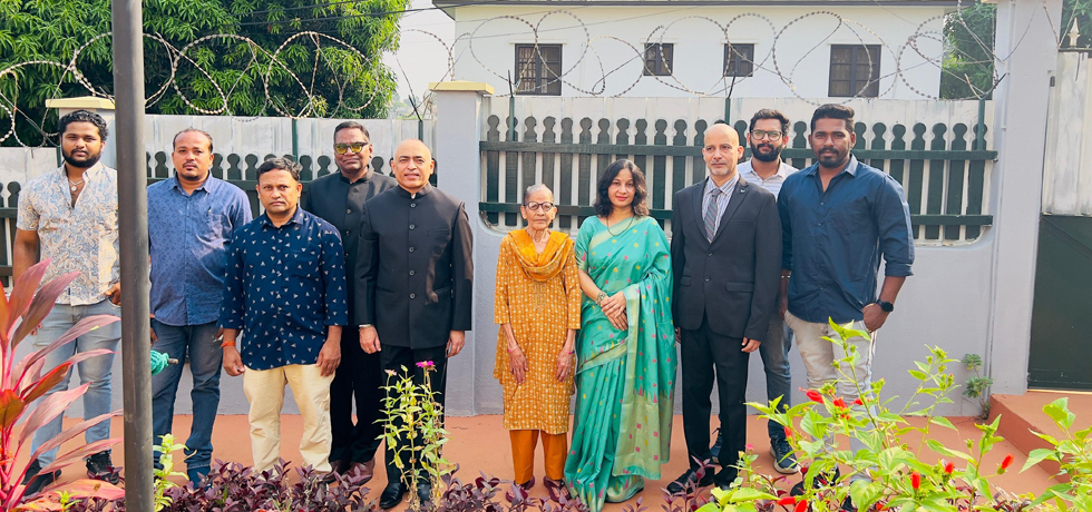 Celebration of Republic Day at Embassy of India, Sao Tome on 26th January, 2024
