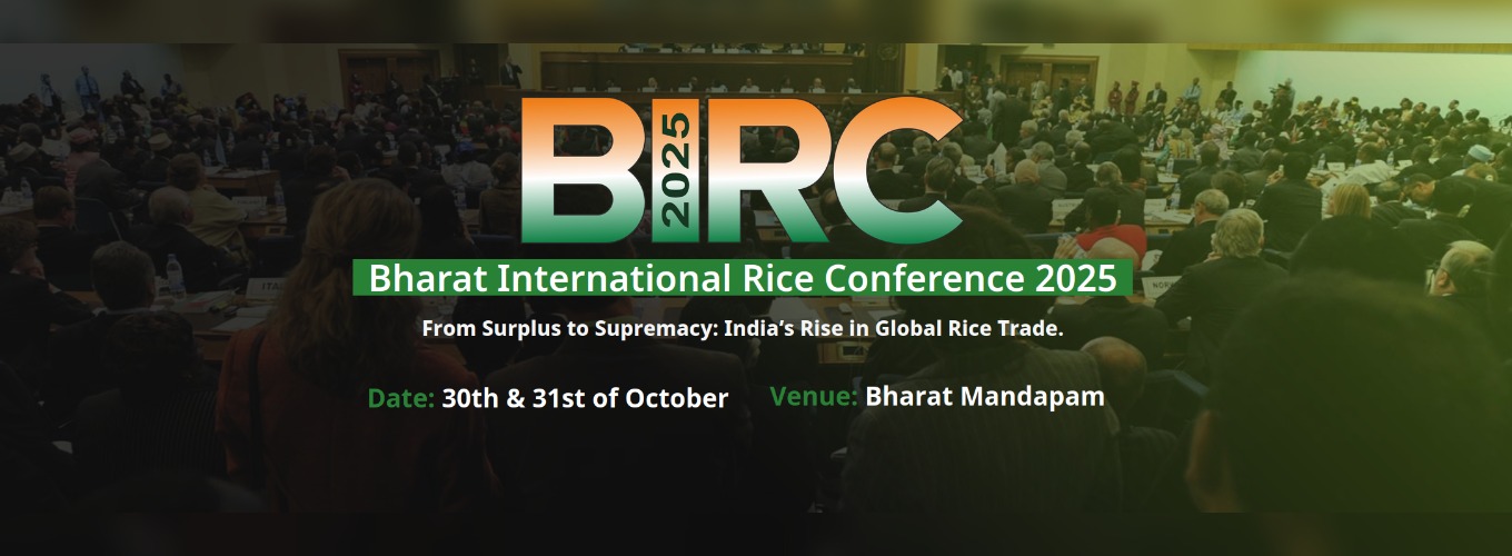 Bharat International Rice Conference 2025 (BIRC 2025), 30-31 October 2025, Bharat Mandapam, New Delhi, India